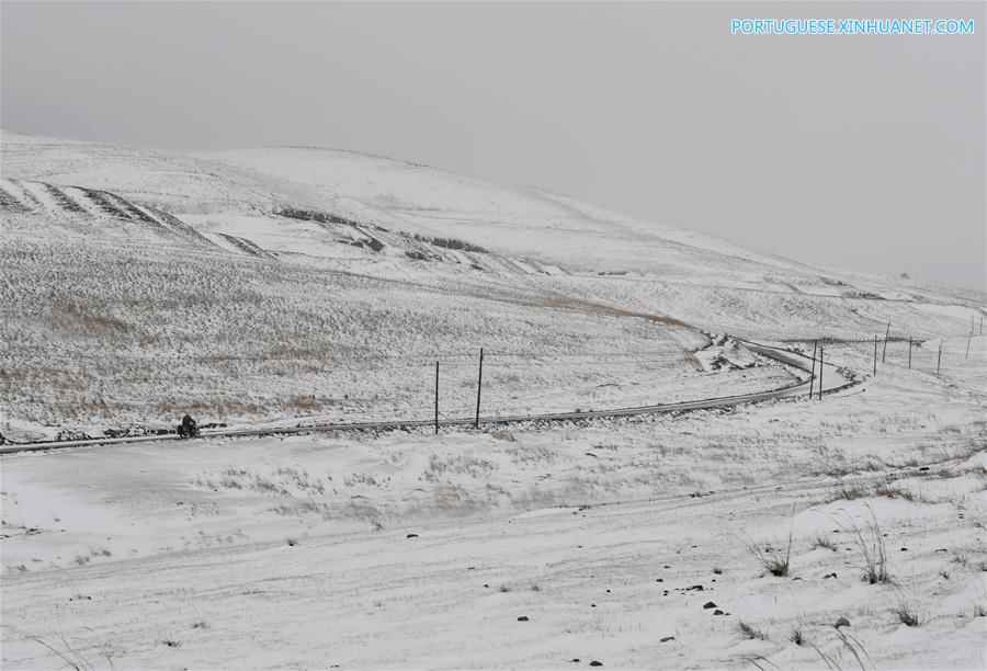 CHINA-GANSU-QILIAN MOUNTAINS-SNOW (CN)