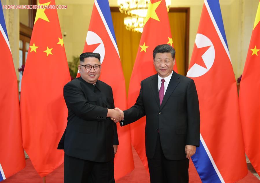 CHINA-BEIJING-XI JINPING-DPRK-KIM JONG UN-TALKS (CN)