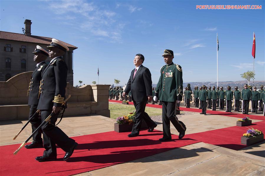 SOUTH AFRICA-PRETORIA-CHINA-XI JINPING-CYRIL RAMAPHOSA-TALKS