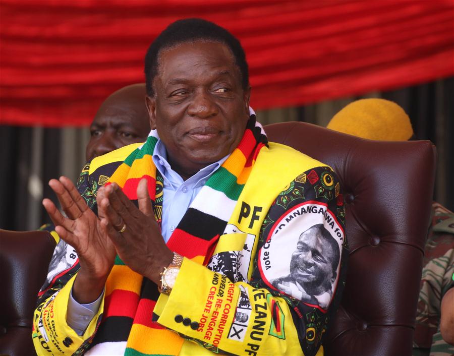 ZIMBABWE-HARARE-MNANGAGWA-RALLY