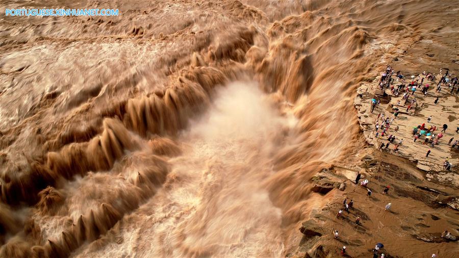 #CHINA-SHANXI-HUKOU WATERFALL-FLOODS (CN)