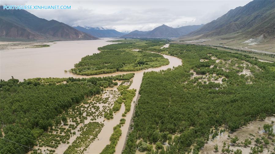 CHINA-TIBET-YARLUNG ZANGBO RIVER-SAND CONTROL (CN)