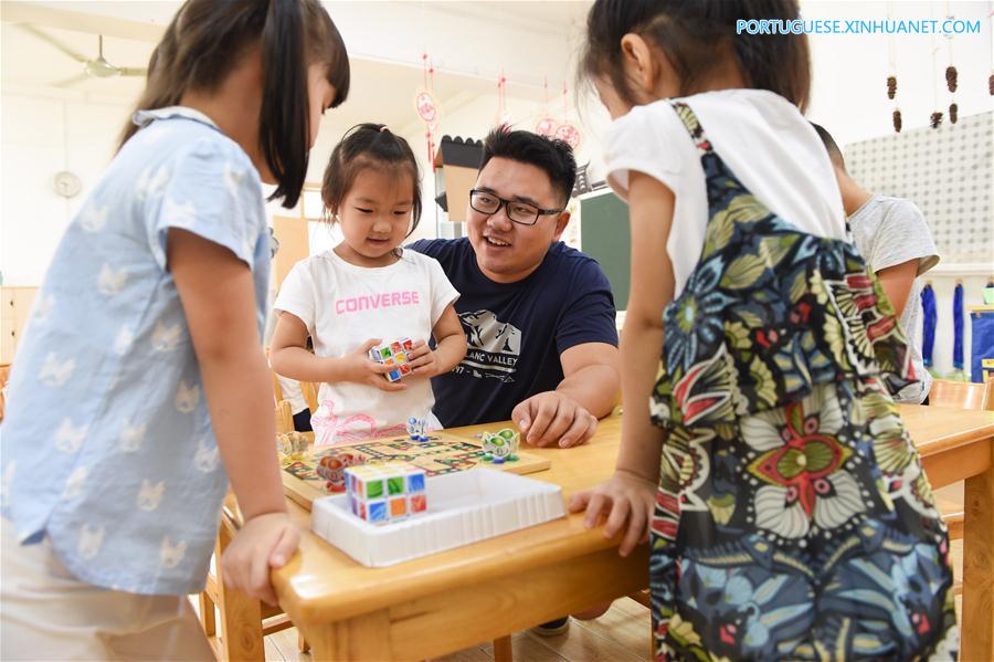 CHINA-JIANGSU-NANJING-KINDERGARTEN-MALE TEACHER (CN)