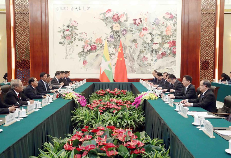 CHINA-GUANGXI-NANNING-HAN ZHENG-MYANMAR-MEETING (CN)