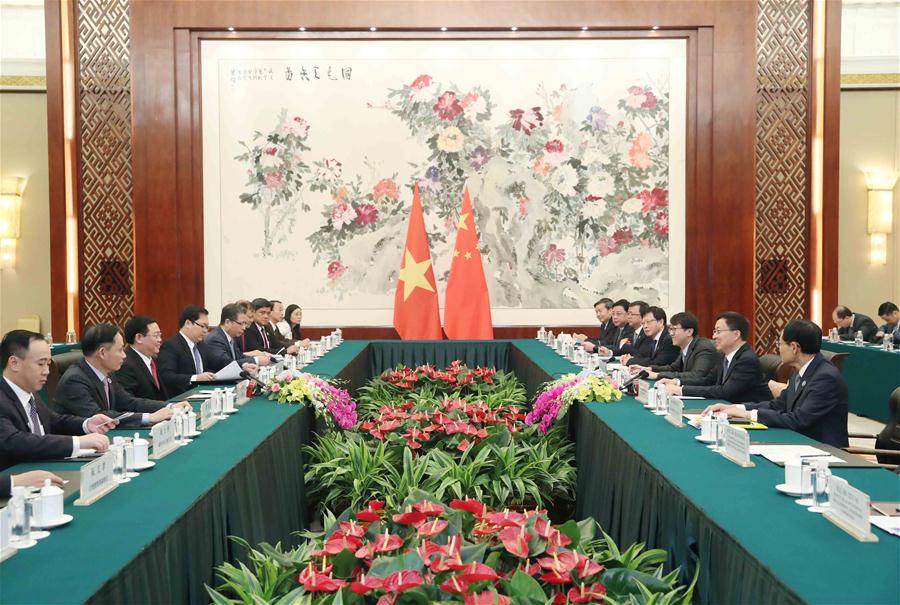 CHINA-GUANGXI-NANNING-HAN ZHENG-VIETNAM-MEETING (CN)