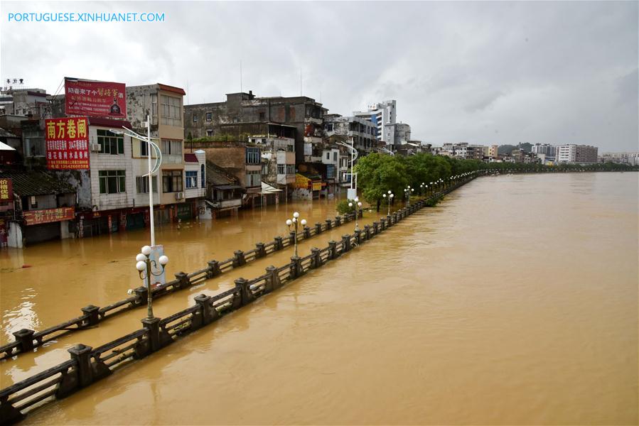 CHINA-GUANGDONG-TYPHOON MANGKHUT-FLOOD (CN)
