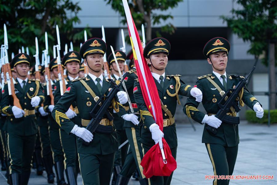 CHINA-MACAO-NATIONAL DAY-PLA-FLAG RAISING CEREMONY (CN)