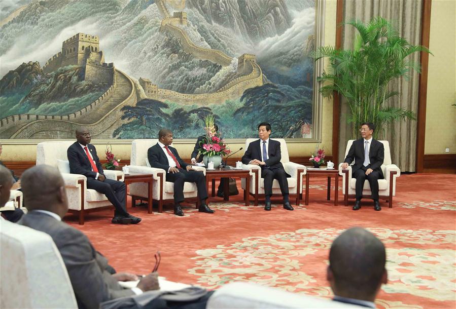 CHINA-BEIJING-LI ZHANSHU-ANGOLA-PRESIDENT-MEETING (CN)