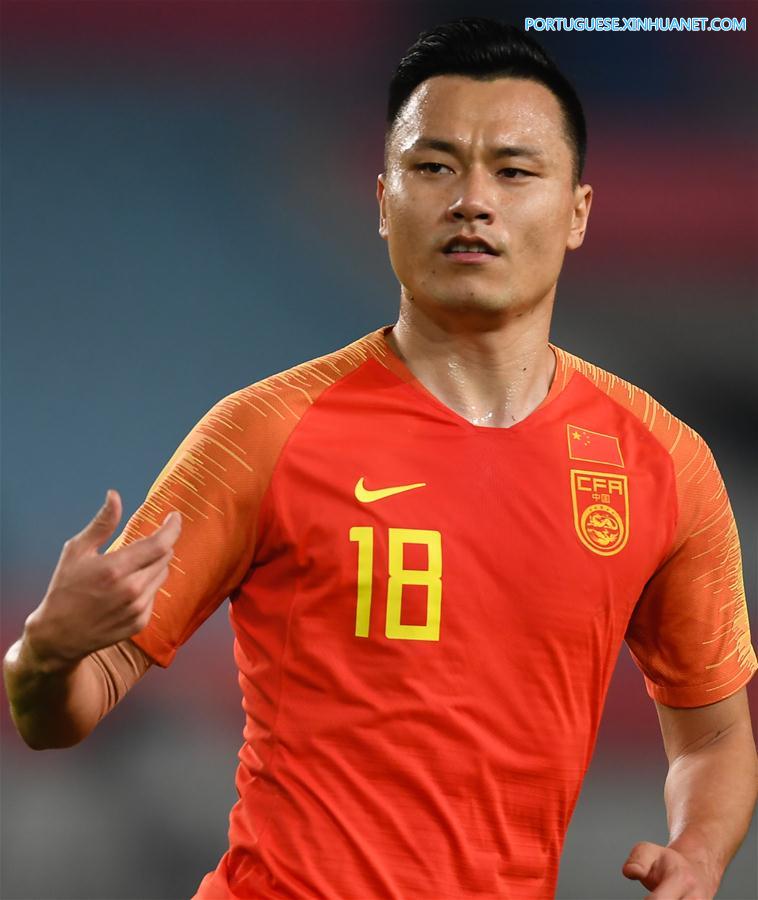 (SP)CHINA-NANJING-FOOTBALL-CFA TEAM CHINA INT'L FOOTBALL MATCH 2018 (CN)