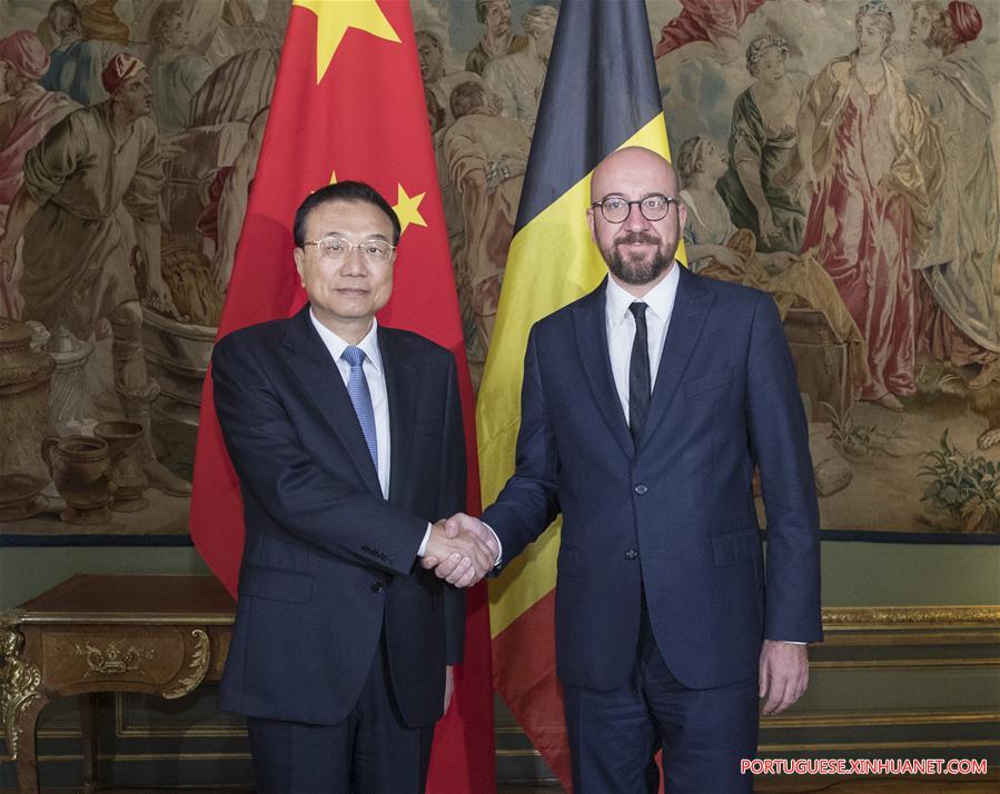 BELGIUM-BRUSSELS-CHINA-LI KEQIANG-BELGIAN PM-TALKS