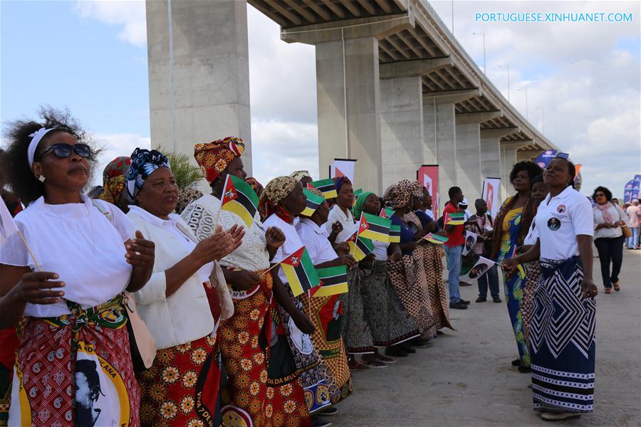 MOZAMBIQUE-MAPUTO BAY BRIDGE-AFRICA-LONGEST SUSPENSION BRIDGE-OPEN TO TRAFFIC