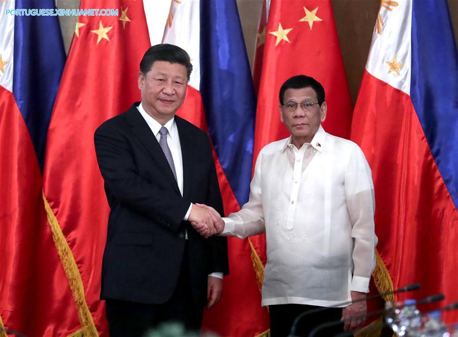 PHILIPPINES-CHINA-XI JINPING-DUTERTE-TALKS 