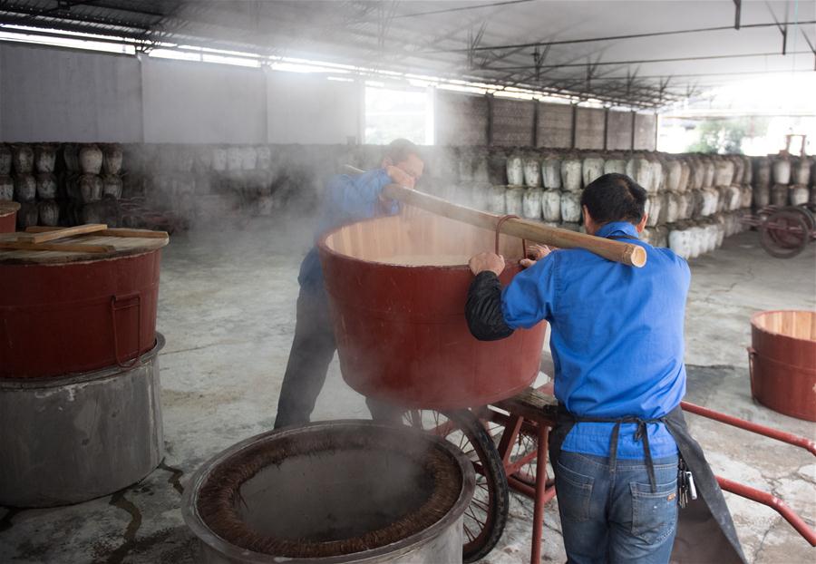 CHINA-ZHEJIANG-SHAOXING-RICE WINE-BREWING (CN) 