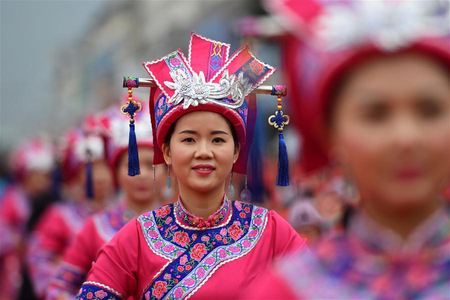 CHINA-GUANGXI-ETHNIC GROUP-COSTUMES (CN)