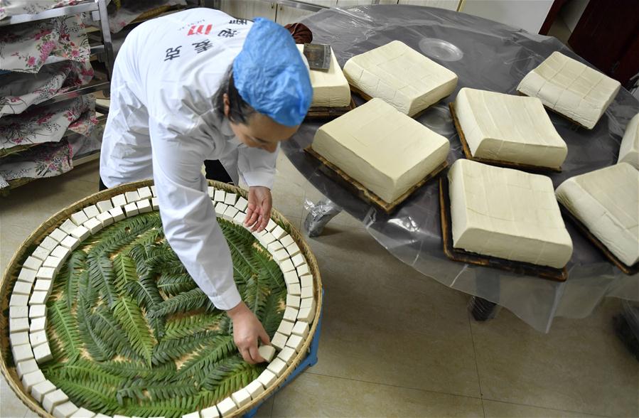 #CHINA-HUBEI-XUAN'EN-FOOD CULTURE-MILDEWED TOFU (CN)