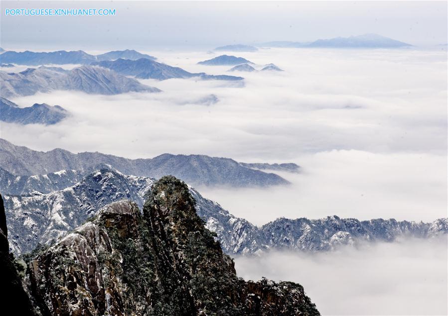 #CHINA-ANHUI-HUANGSHAN MOUNTAIN-SNOW-SCENERY (CN)