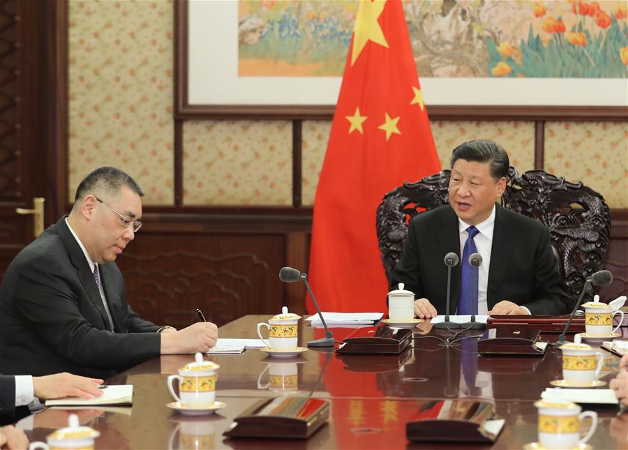 CHINA-BEIJING-XI JINPING-MACAO SAR CHIEF EXECUTIVE-MEETING (CN)