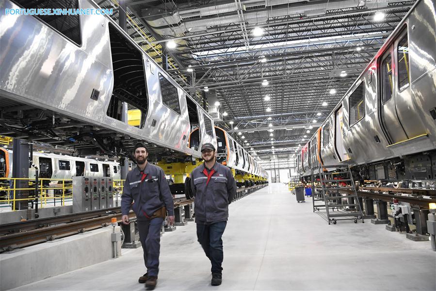 Xinhua Headlines: For Massachusetts, a holiday gift of Chinese-made rail cars