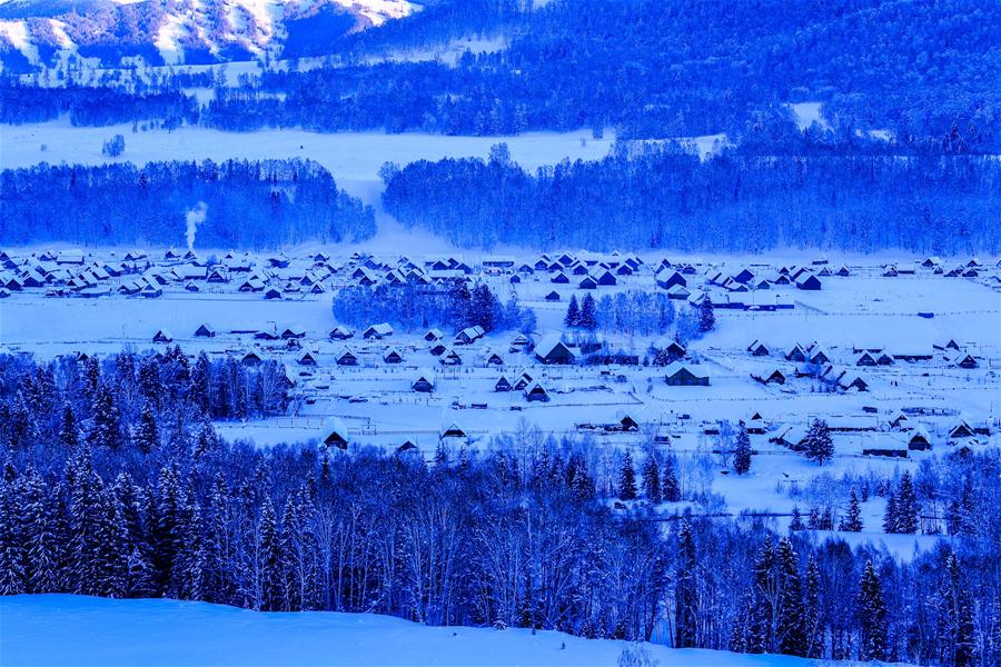 CHINA-XINJIANG-KANAS-WINTER VIEW (CN)