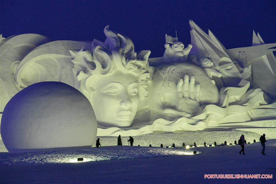 CHINA-HARBIN-SNOW SCULPTURE ART EXPO (CN)