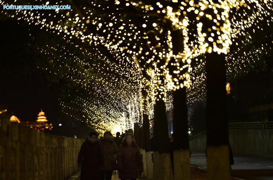 #CHINA-HUBEI-ENSHI-LIGHTS-NEW YEAR (CN)