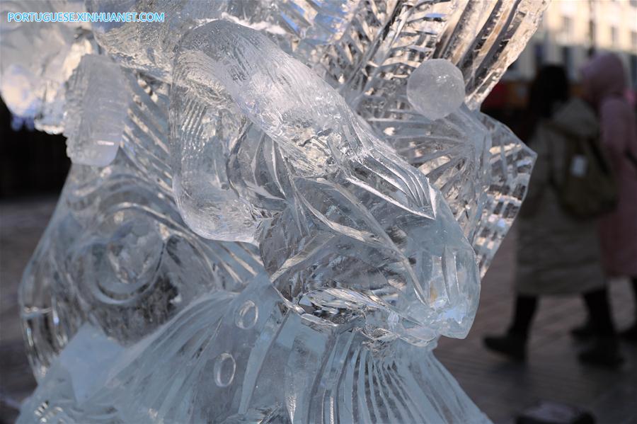 CHINA-HARBIN-ICE SCULPTURE-COMPETITION (CN)