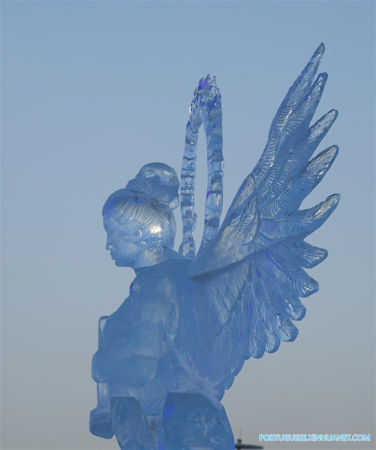 CHINA-HARBIN-ICE SCULPTURE-COMPETITION (CN)