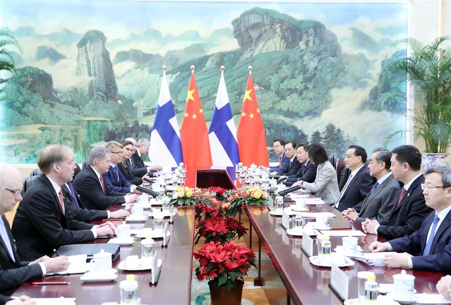 CHINA-BEIJING-LI KEQIANG-FINLAND-PRESIDENT-MEETING (CN)