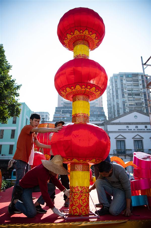 CHINA-MACAO-DECORATIONS-SPRING FESTIVAL (CN)