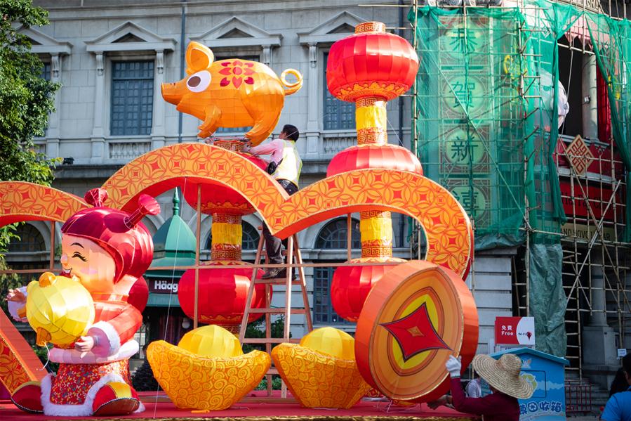 CHINA-MACAO-DECORATIONS-SPRING FESTIVAL (CN)