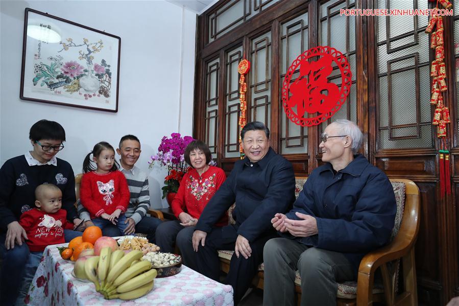 CHINA-BEIJING-XI JINPING-LUNAR NEW YEAR-VISIT (CN)