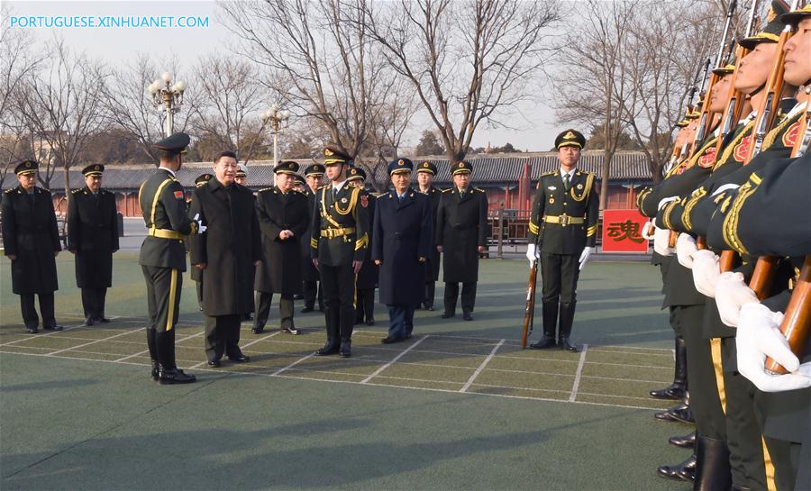 （时政）（1）习近平春节前夕视察看望北京卫戍区