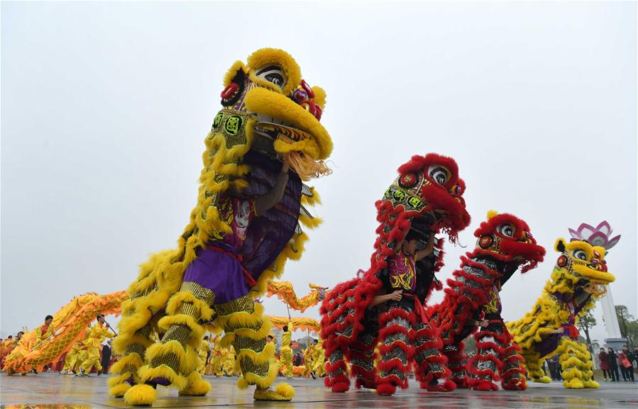 CHINA-JIANGXI-LION AND DRAGON DANCE (CN)
