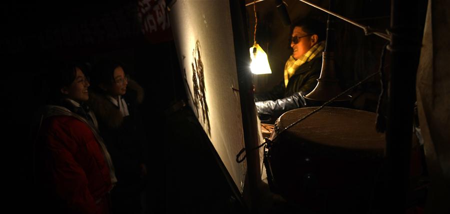 #CHINA-GANSU-DINGXI-SPRING FESTIVAL-SHADOW PUPPETRY (CN)