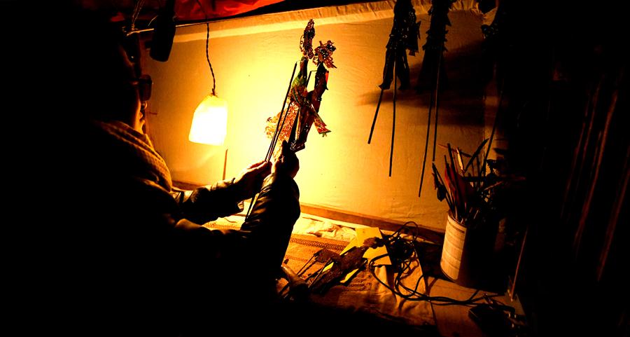 #CHINA-GANSU-DINGXI-SPRING FESTIVAL-SHADOW PUPPETRY (CN)