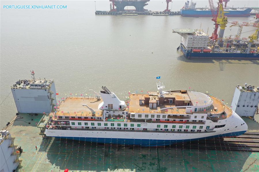 #CHINA-JIANGSU-POLAR CRUISE SHIP-WATER TESTING (CN)