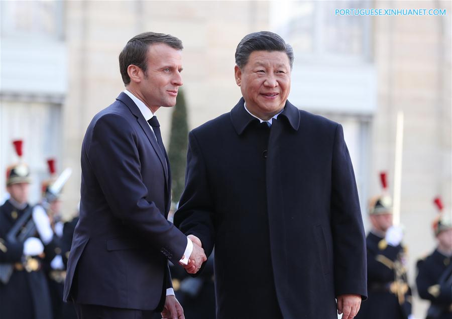 FRANCE-PARIS-CHINA-XI JINPING-MACRON-TALKS