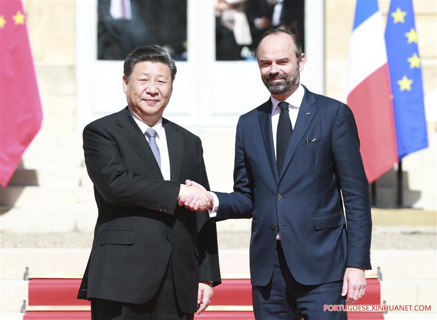 FRANCE-PARIS-CHINA-XI JINPING-FRENCH PM-MEETING