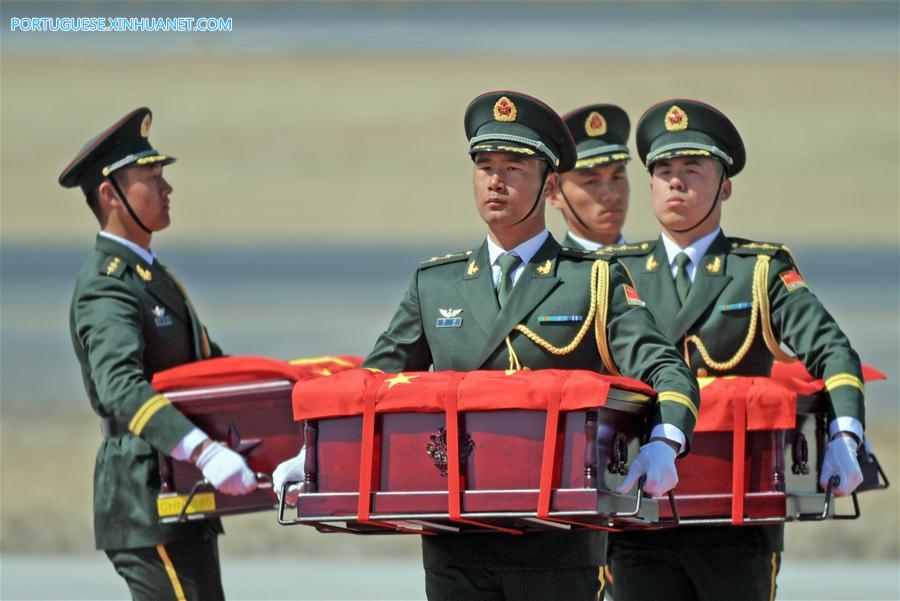 CHINA-SHENYANG-CPV SOLDIERS-REMAINS-RETURN (CN)