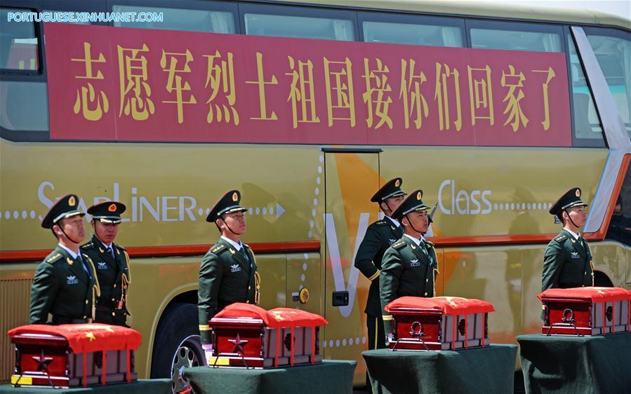 CHINA-SHENYANG-CPV SOLDIERS-REMAINS-RETURN (CN)