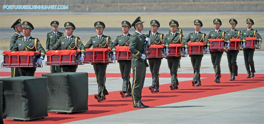 CHINA-SHENYANG-CPV SOLDIERS-REMAINS-RETURN (CN)