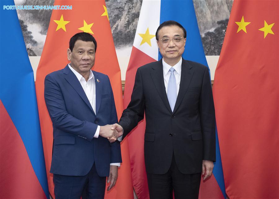 (BRF)CHINA-BEIJING-LI KEQIANG-PHILIPPINE PRESIDENT-MEETING (CN)
