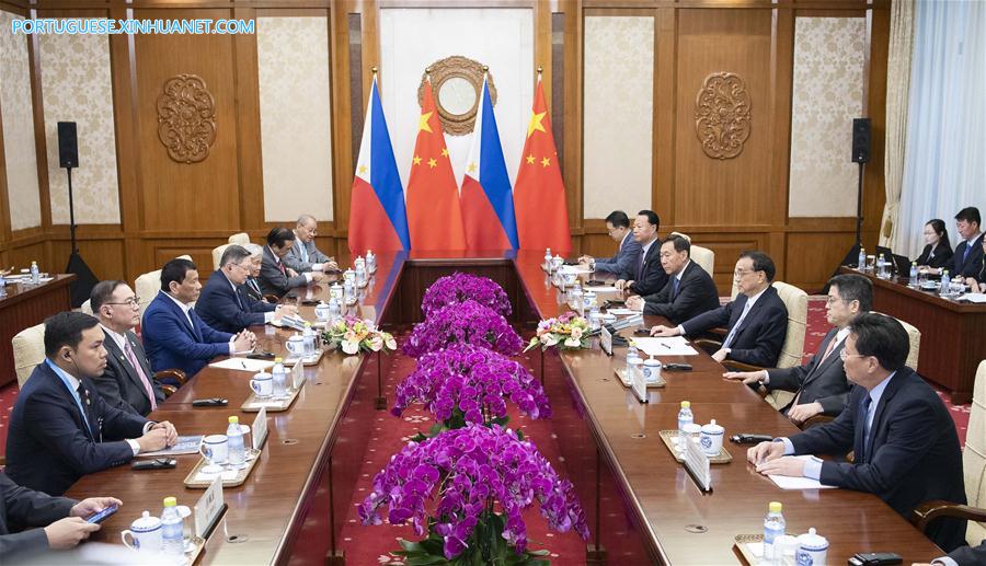 (BRF)CHINA-BEIJING-LI KEQIANG-PHILIPPINE PRESIDENT-MEETING (CN)
