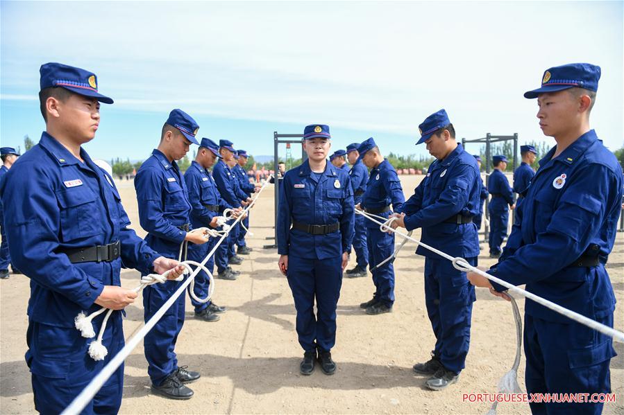 CHINA-HOHHOT-FIREMAN-TRAINING (CN)