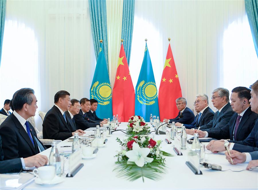 KYRGYZSTAN-BISHKEK-CHINA-KAZAKHSTAN-PRESIDENTS-MEETING