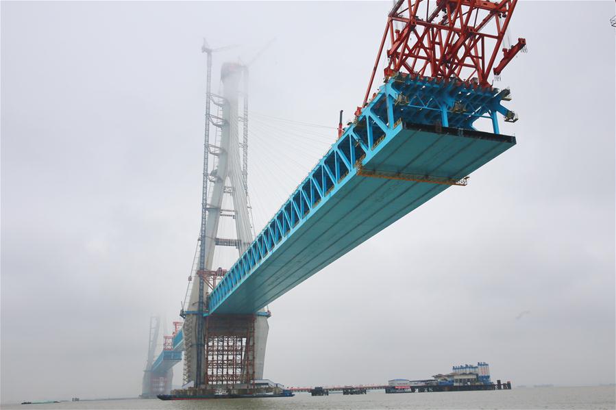 CHINA-JIANGSU-NANTONG-BRIDGE-CONSTRUCTION (CN)