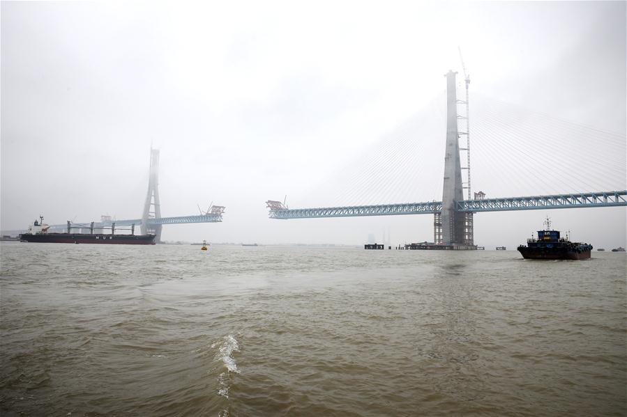 CHINA-JIANGSU-NANTONG-BRIDGE-CONSTRUCTION (CN)