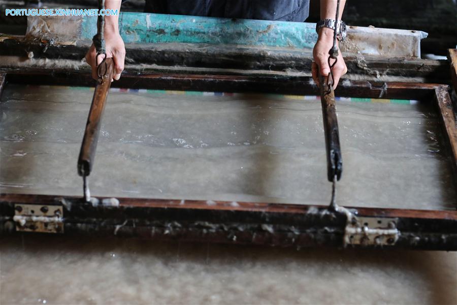 CHINA-GUIZHOU-DANZHAI-TRADITIONAL PAPER MAKING (CN)