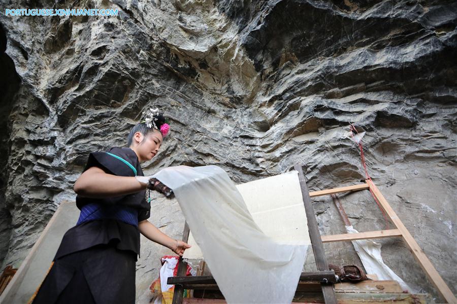 CHINA-GUIZHOU-DANZHAI-TRADITIONAL PAPER MAKING (CN)