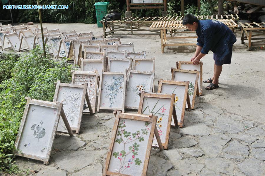 CHINA-GUIZHOU-DANZHAI-TRADITIONAL PAPER MAKING (CN)